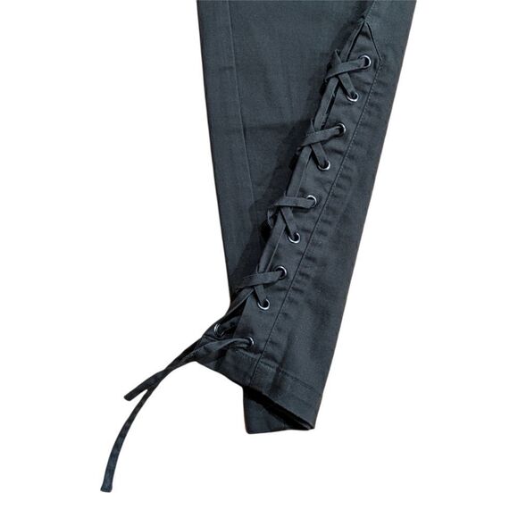 Boundless North Women's Olive Green Pants Lace Ankle & Bead Stitching Size 29 - Picture 6 of 9